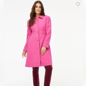 JCrew Factory Wool-blend lady day coat